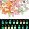50 Pcs Luminous Glass Bottle Charms Glow in the Dark Wishing Bottle Charms